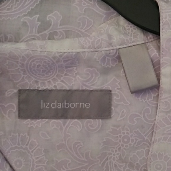 Liz Claiborne sheer button-down - Picture 3 of 4